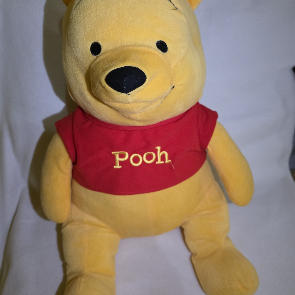 Disney Winnie the Pooh Plush Toy - Yellow and Red